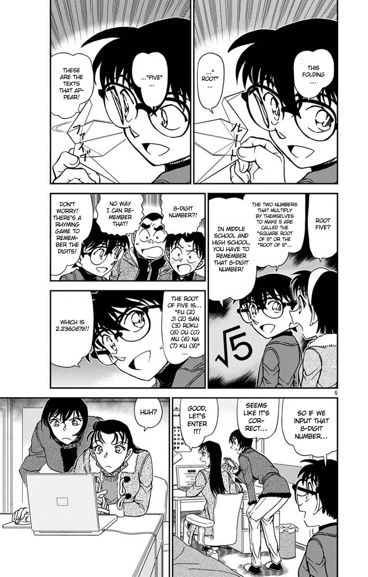 Detective Conan Chapter 947 page 6 - Chapter 947: The Favorite Motto