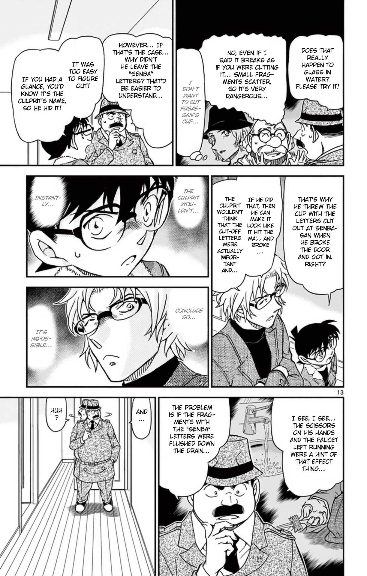 Detective Conan Chapter 950 page 14 - Chapter 950: The Cut-out Letters