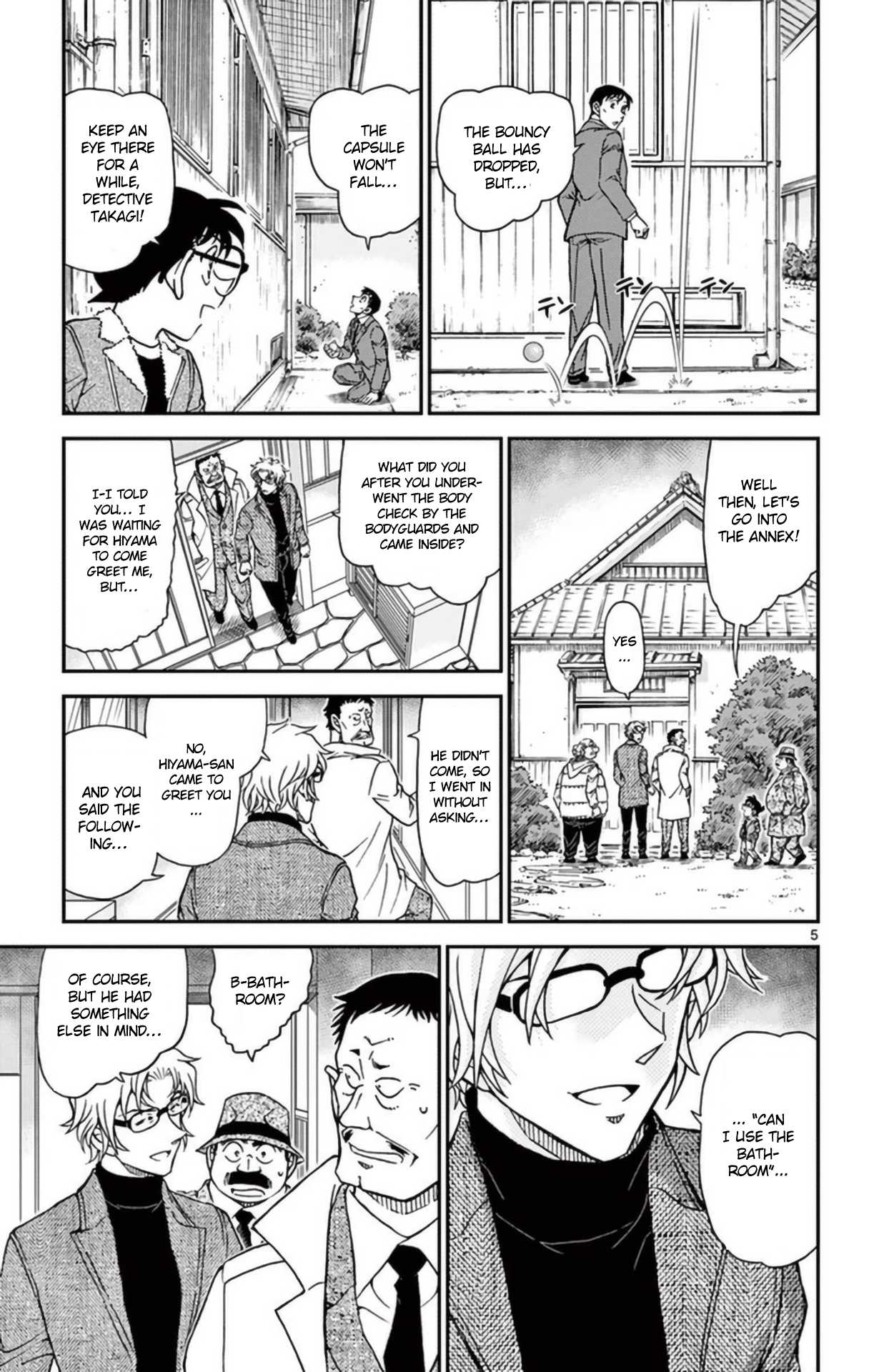 Detective Conan Chapter 950 page 6 - Chapter 950: The Cut-out Letters