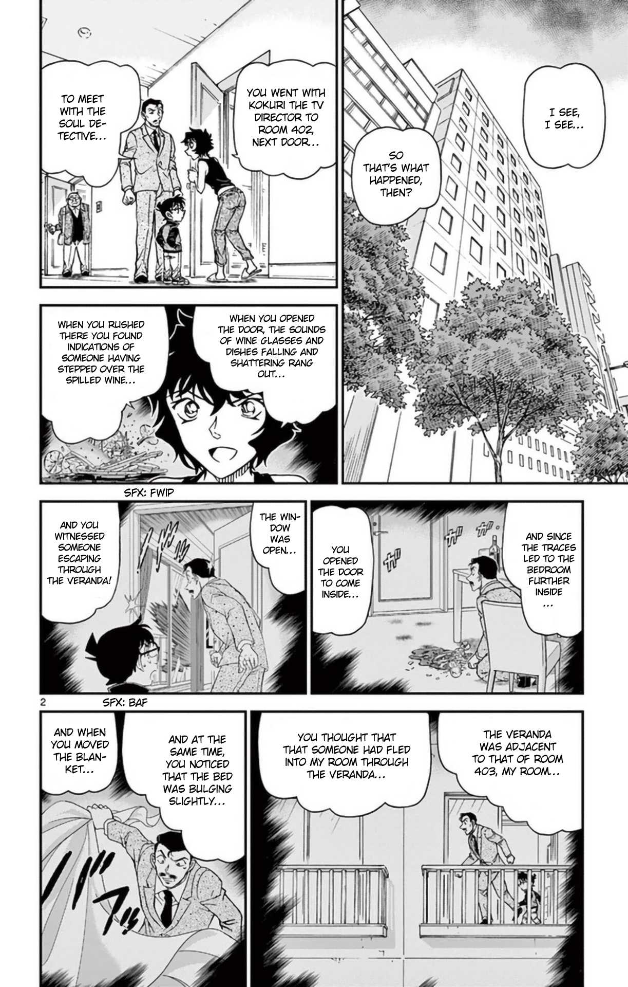 Detective Conan Chapter 952 page 3 - Chapter 952: In the Suspicious Next Room