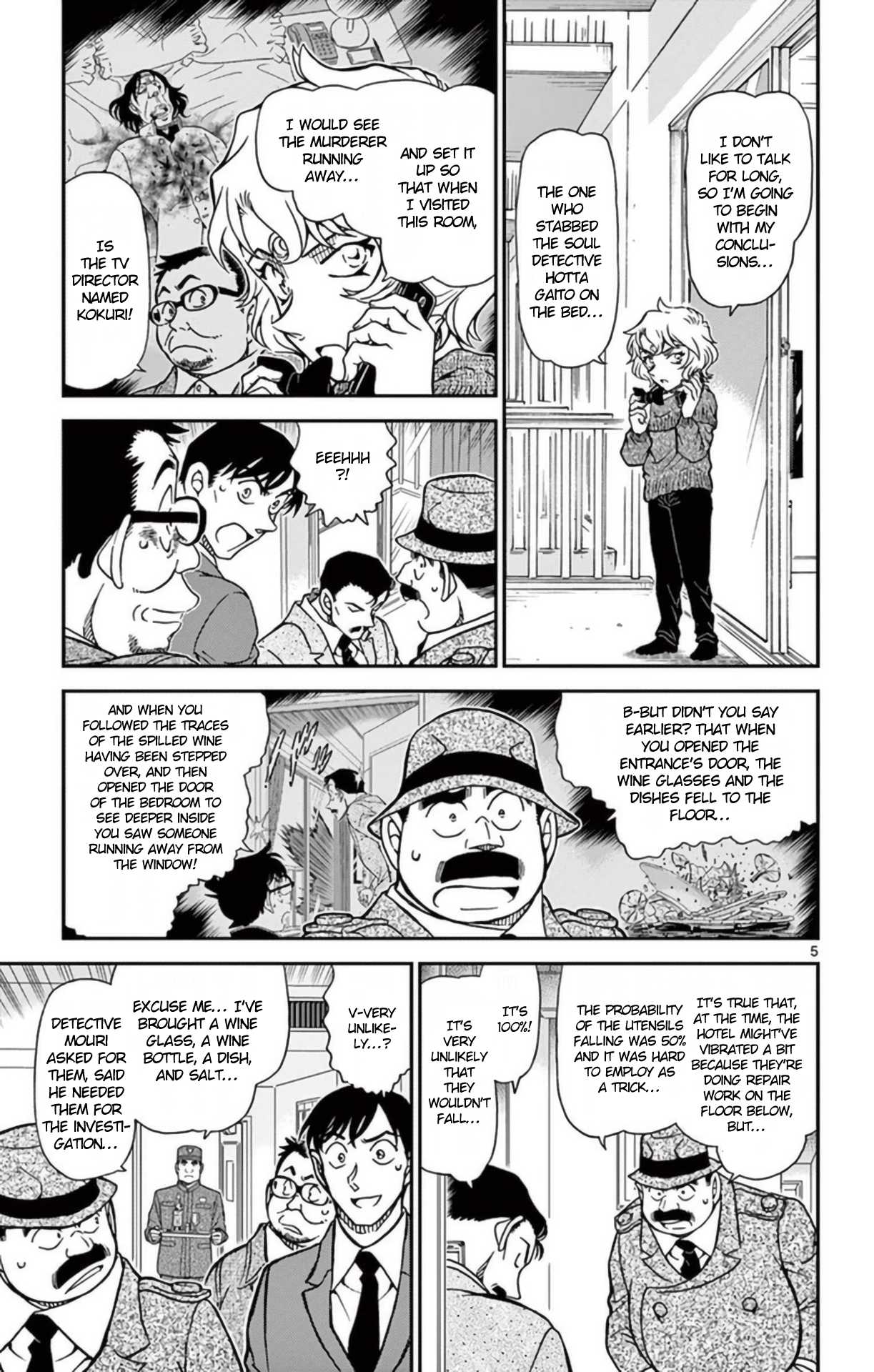 Detective Conan Chapter 953 page 6 - Chapter 953: As If Connecting with a Demon in the Dark