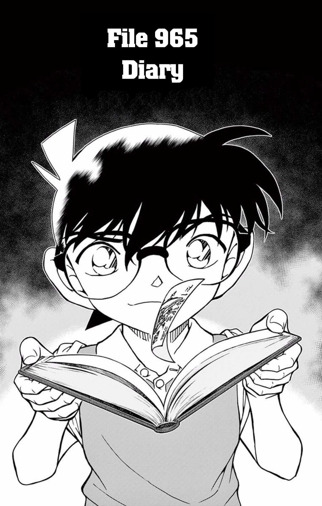 Detective Conan Chapter 965 page 2 - Chapter 965: Diary