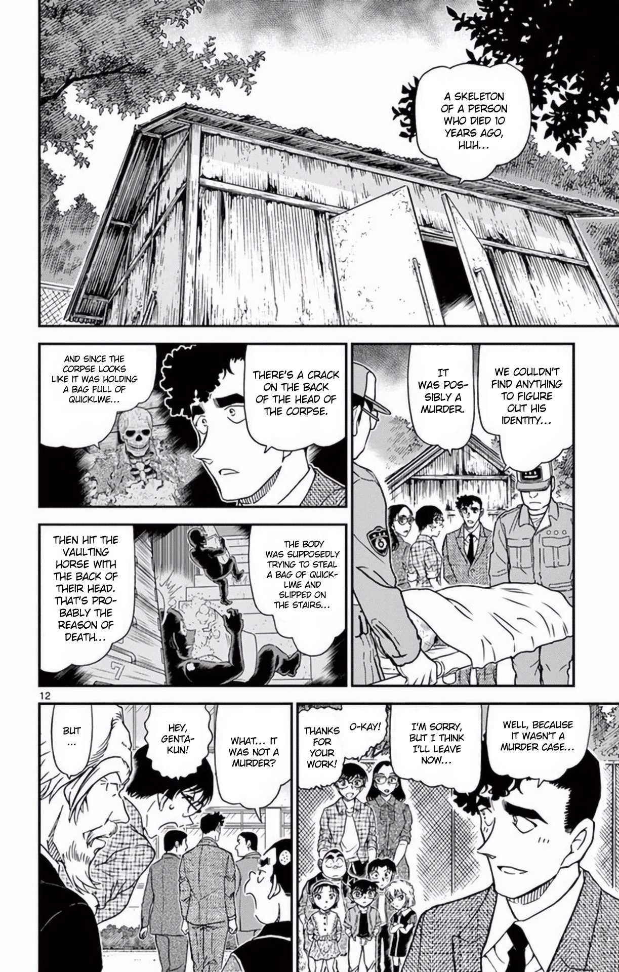 Detective Conan Chapter 966 page 13 - Chapter 966: Scytale Cipher