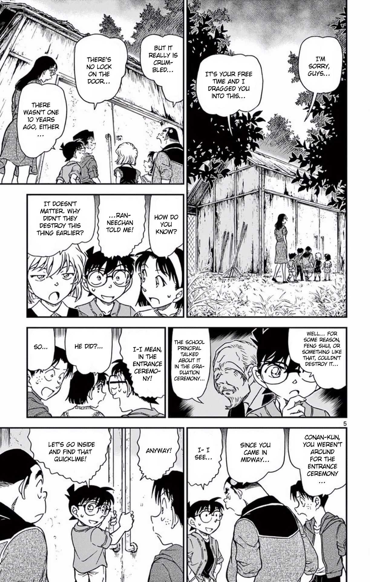 Detective Conan Chapter 966 page 6 - Chapter 966: Scytale Cipher