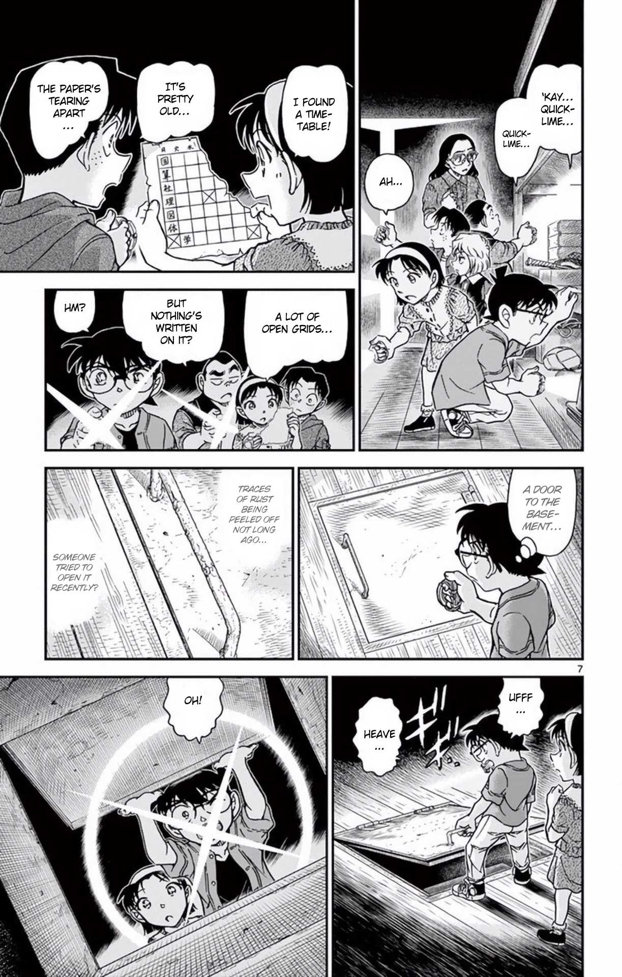 Detective Conan Chapter 966 page 8 - Chapter 966: Scytale Cipher