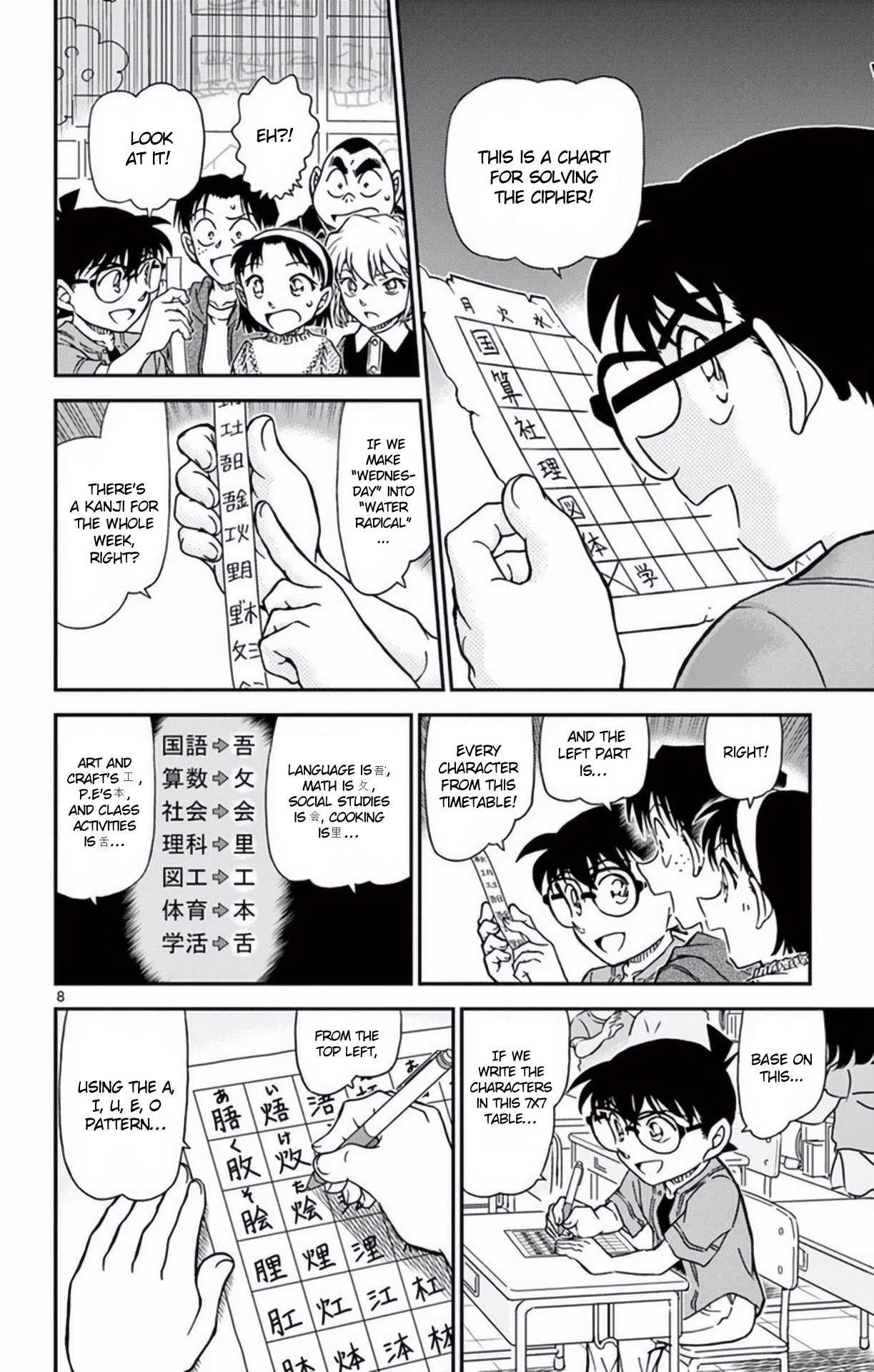 Detective Conan Chapter 967 page 9 - Chapter 967: Impossible to Decode?!