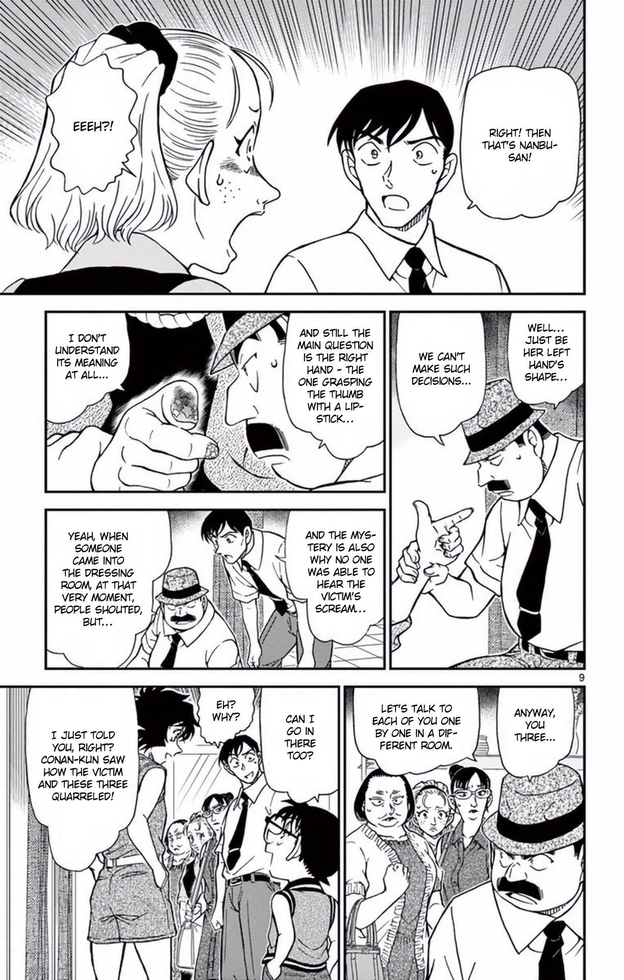 Detective Conan Chapter 970 page 10 - Chapter 970: Message Left by Fingers