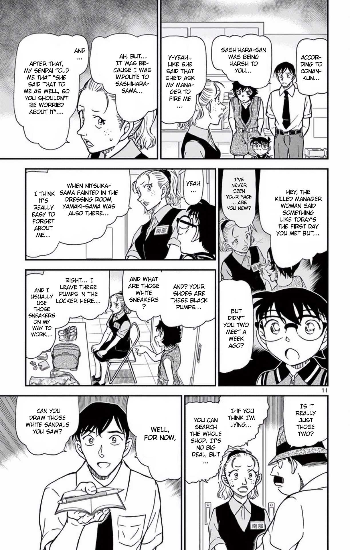 Detective Conan Chapter 970 page 12 - Chapter 970: Message Left by Fingers