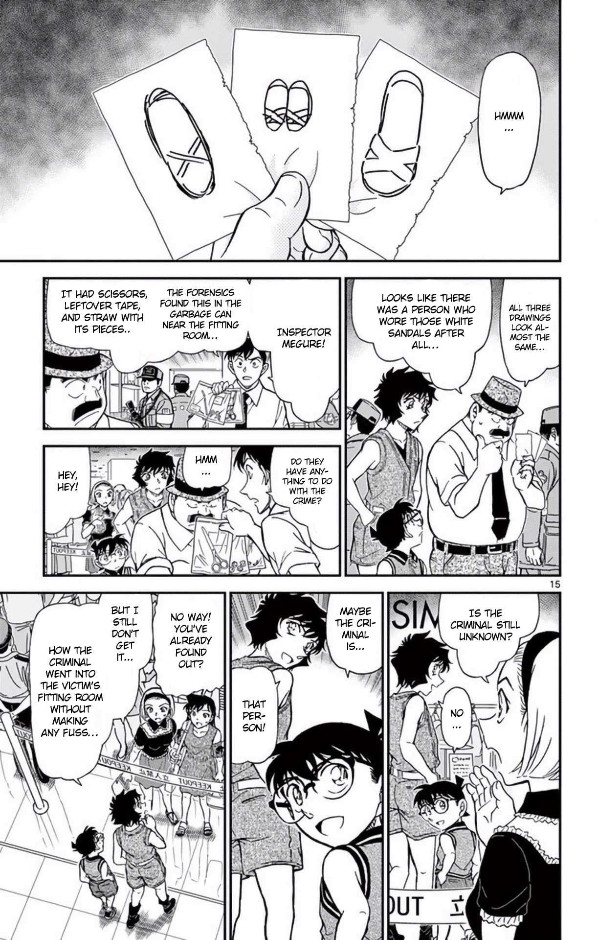 Detective Conan Chapter 970 page 16 - Chapter 970: Message Left by Fingers
