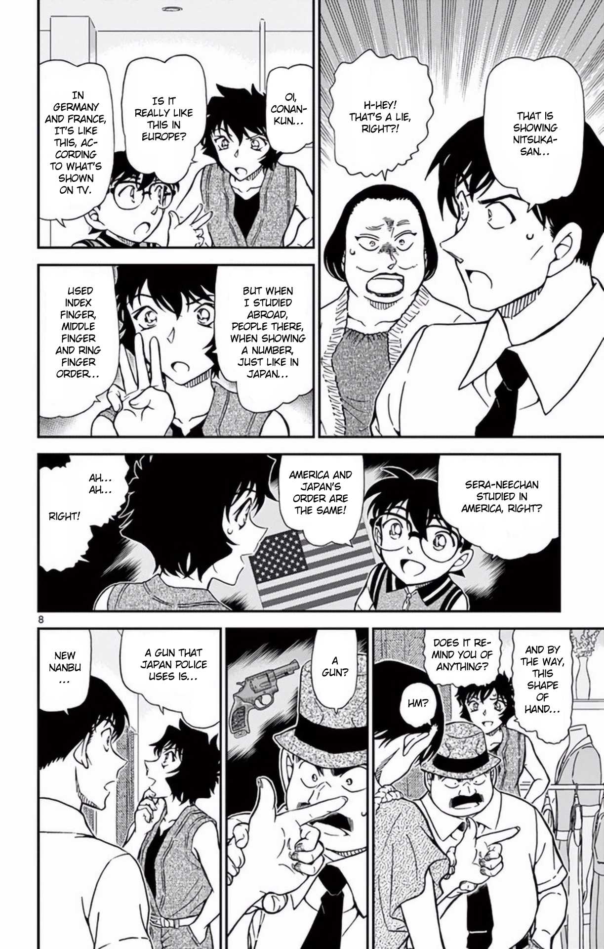 Detective Conan Chapter 970 page 9 - Chapter 970: Message Left by Fingers