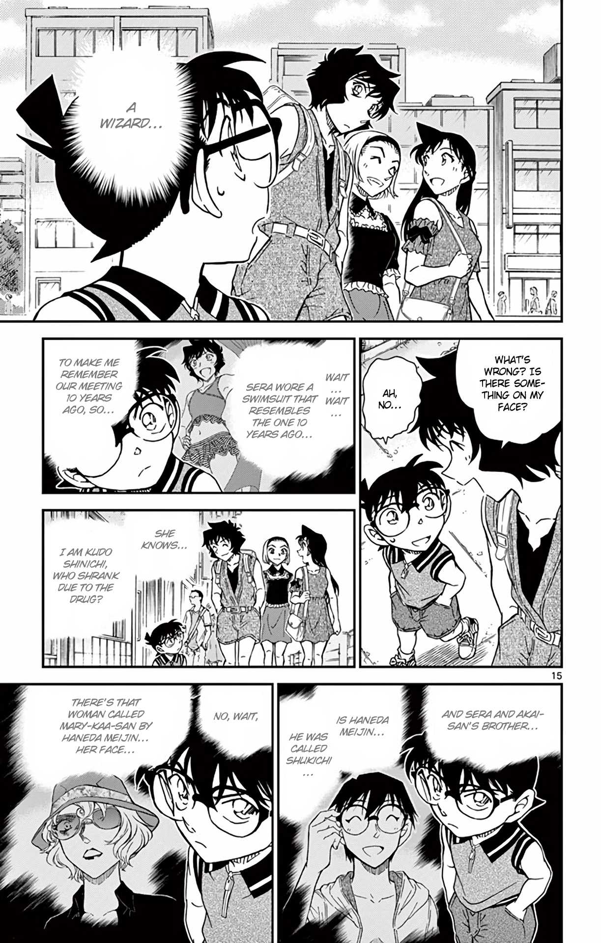 Detective Conan Chapter 974 page 16 - Chapter 974: Wizard Among the Ripples
