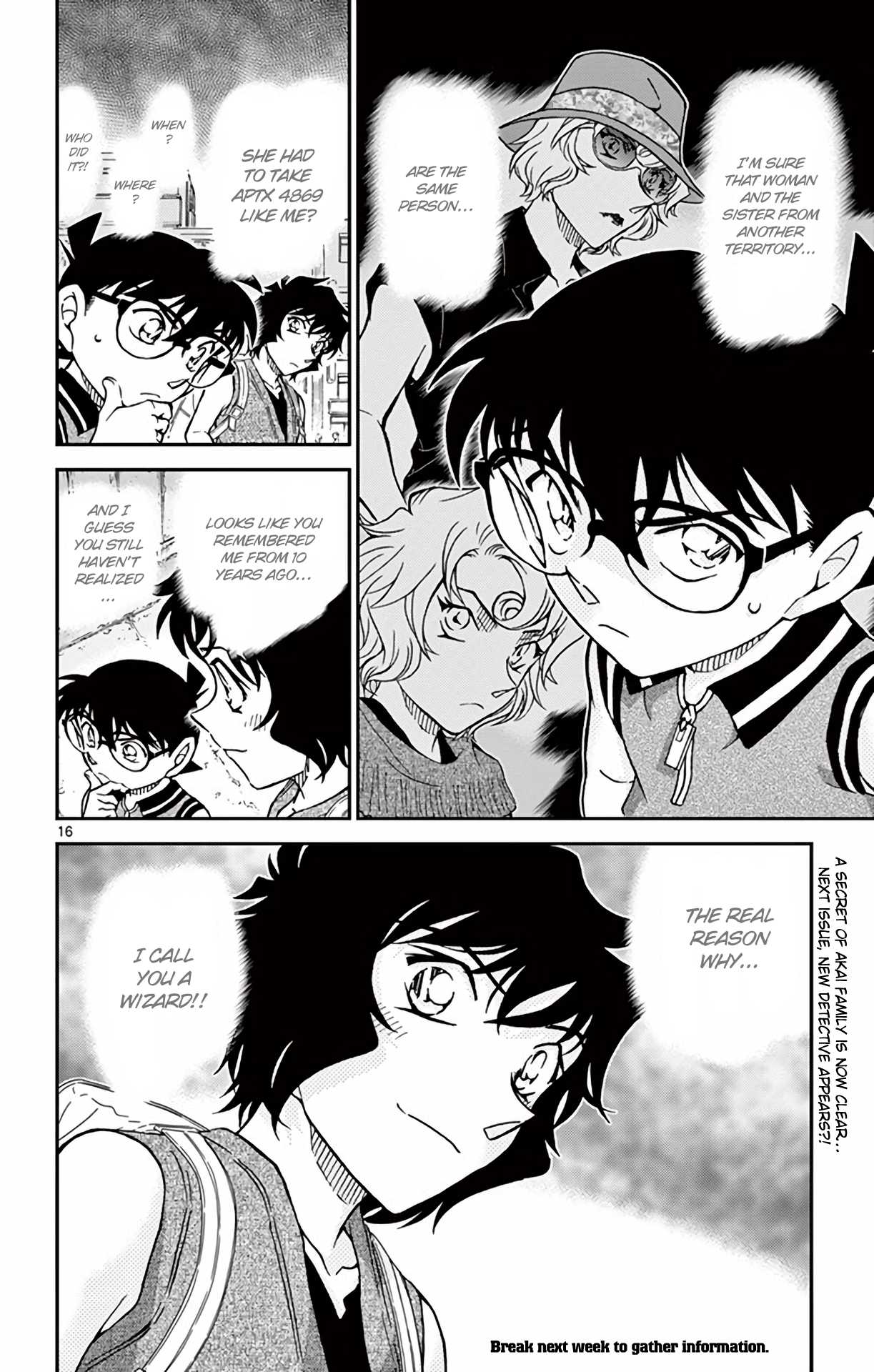 Detective Conan Chapter 974 page 17 - Chapter 974: Wizard Among the Ripples