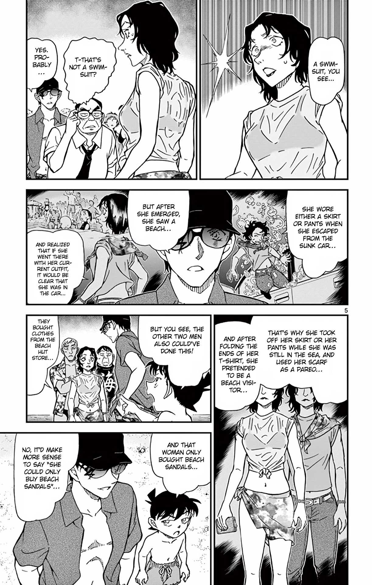 Detective Conan Chapter 974 page 6 - Chapter 974: Wizard Among the Ripples