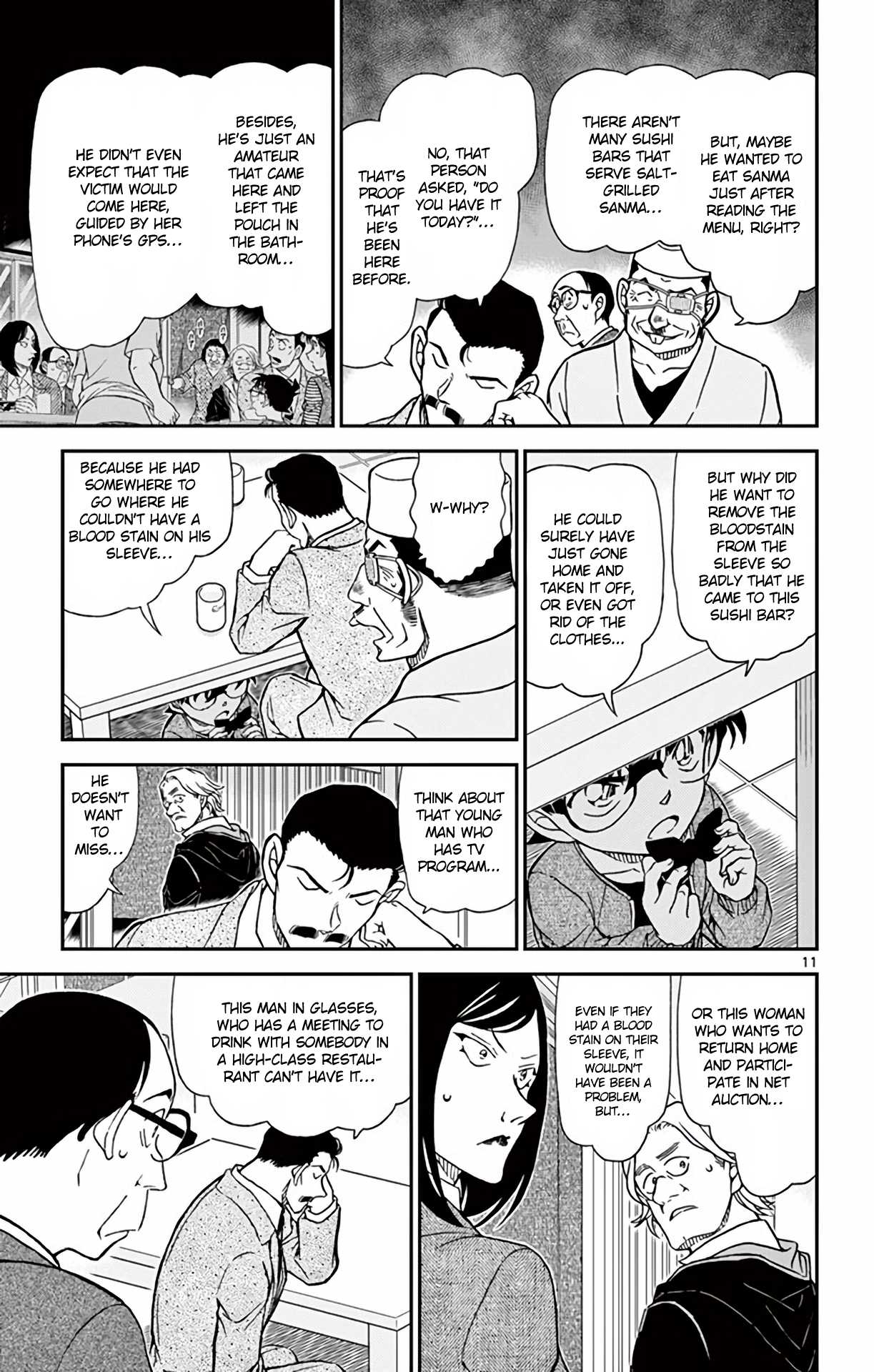 Detective Conan Chapter 977 page 12 - Chapter 977: Tokyo-style Deduction Show