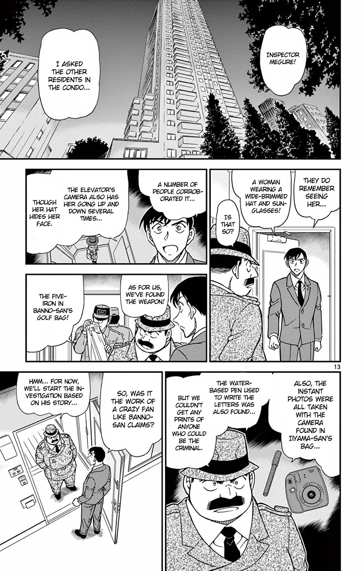 Detective Conan Chapter 979 page 14 - Chapter 979: A White-handed Woman