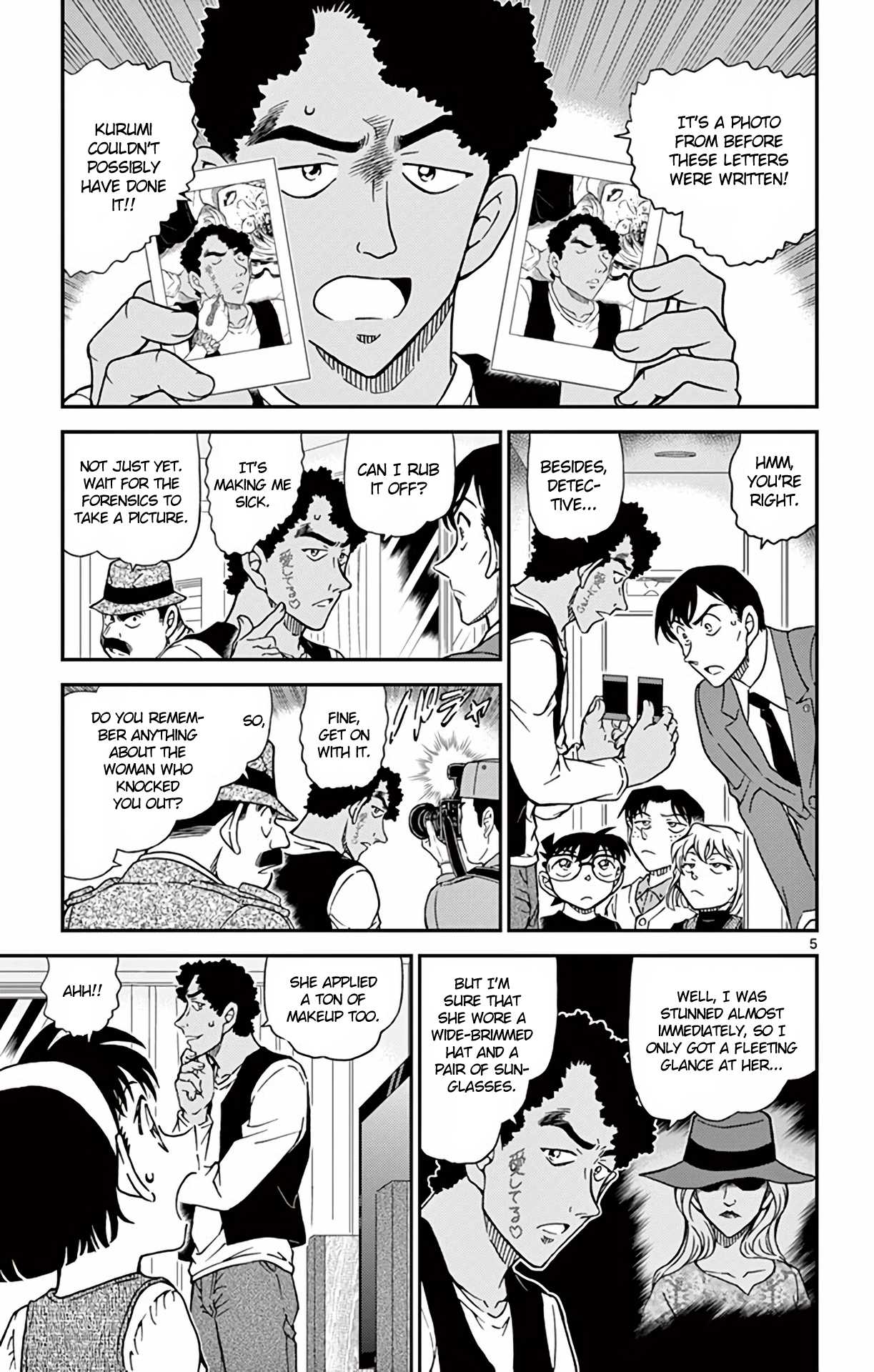 Detective Conan Chapter 979 page 6 - Chapter 979: A White-handed Woman