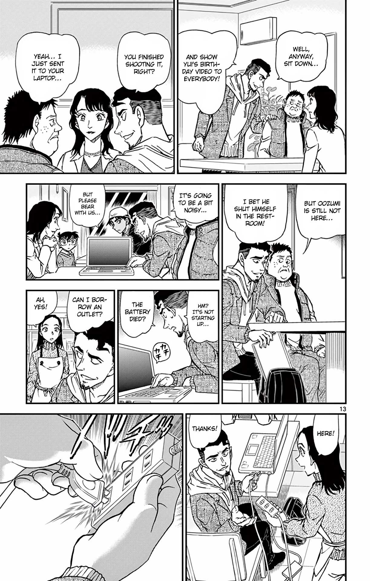 Detective Conan Chapter 981 page 14 - Chapter 981: Killing Time at Cafe Poirot