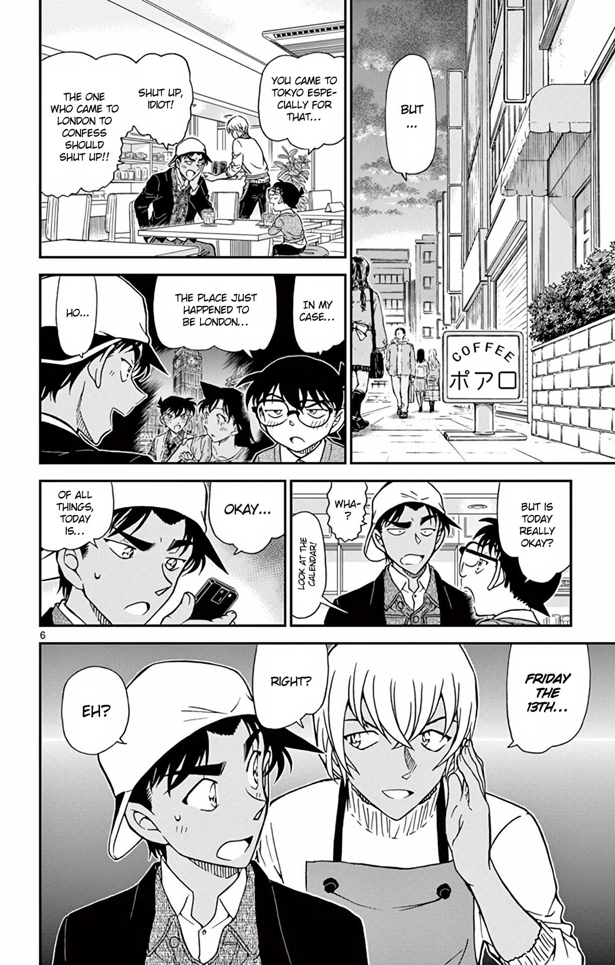 Detective Conan Chapter 981 page 7 - Chapter 981: Killing Time at Cafe Poirot