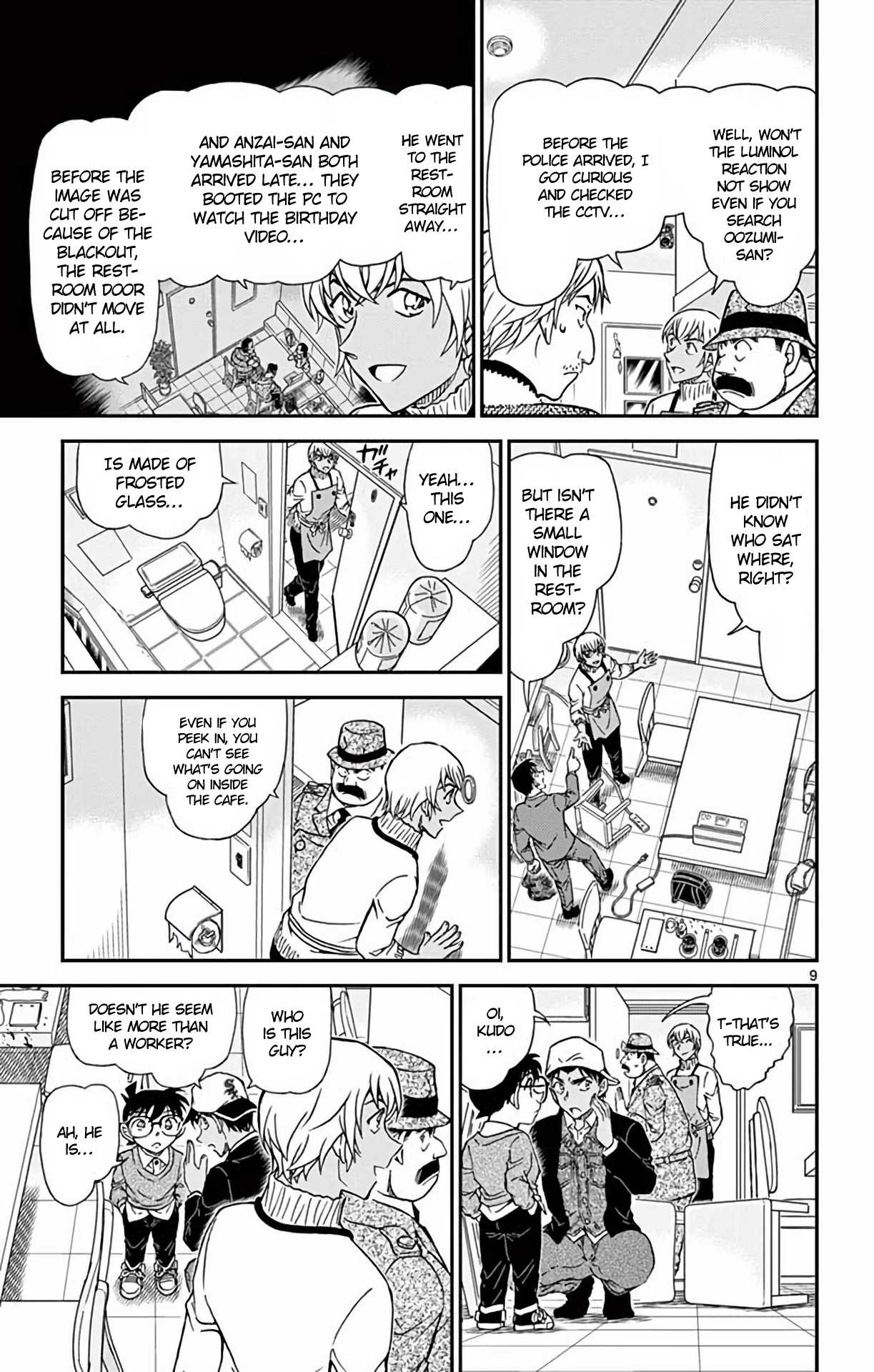Detective Conan Chapter 982 page 10 - Chapter 982: Meeting at Cafe Poirot