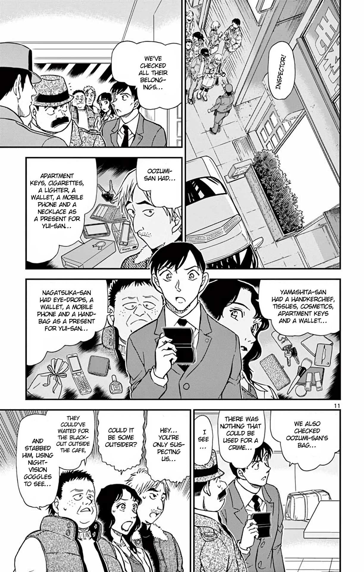 Detective Conan Chapter 982 page 12 - Chapter 982: Meeting at Cafe Poirot
