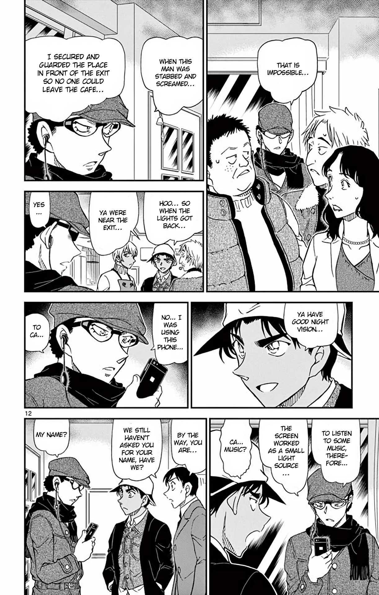 Detective Conan Chapter 982 page 13 - Chapter 982: Meeting at Cafe Poirot