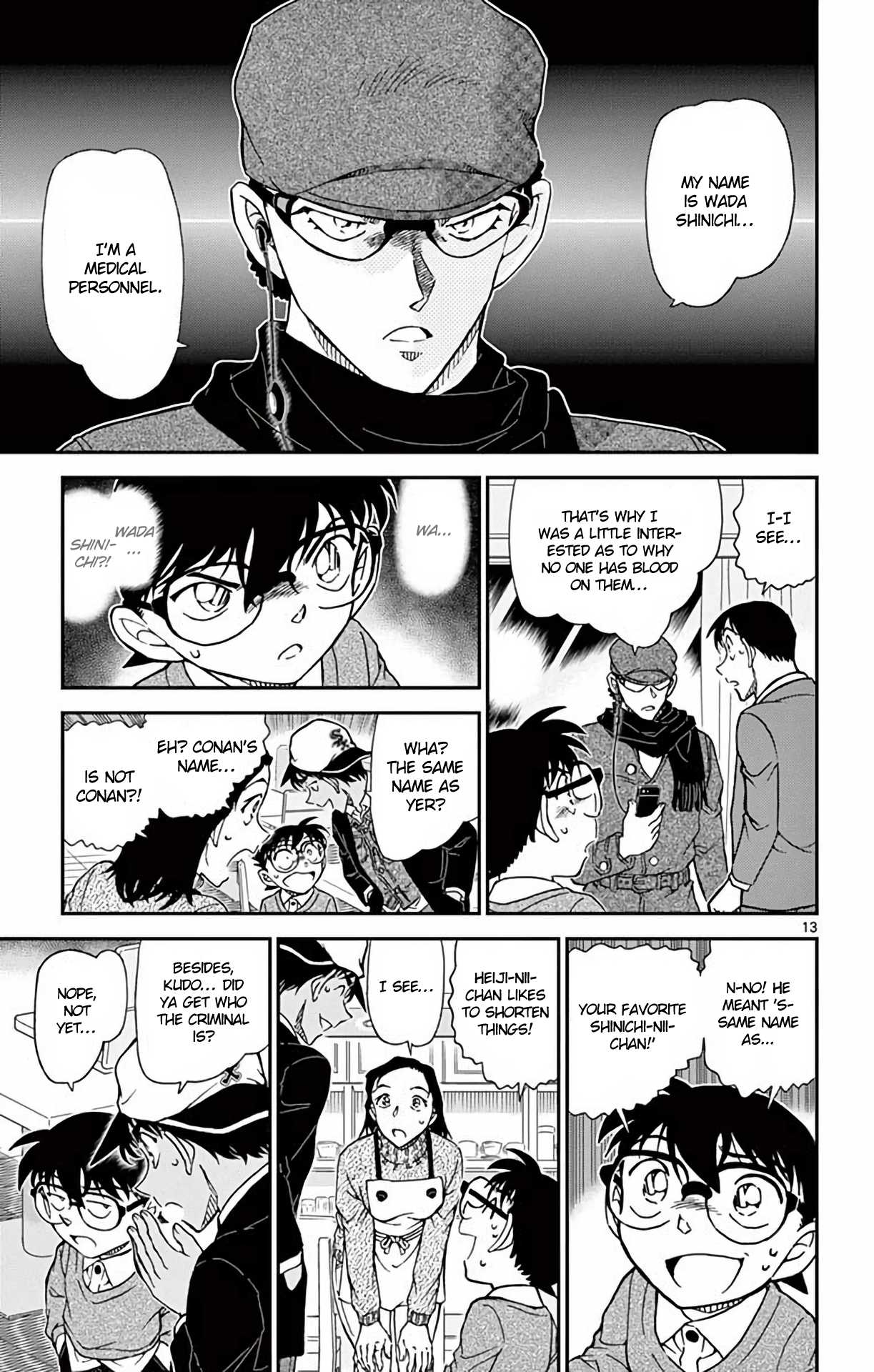 Detective Conan Chapter 982 page 14 - Chapter 982: Meeting at Cafe Poirot