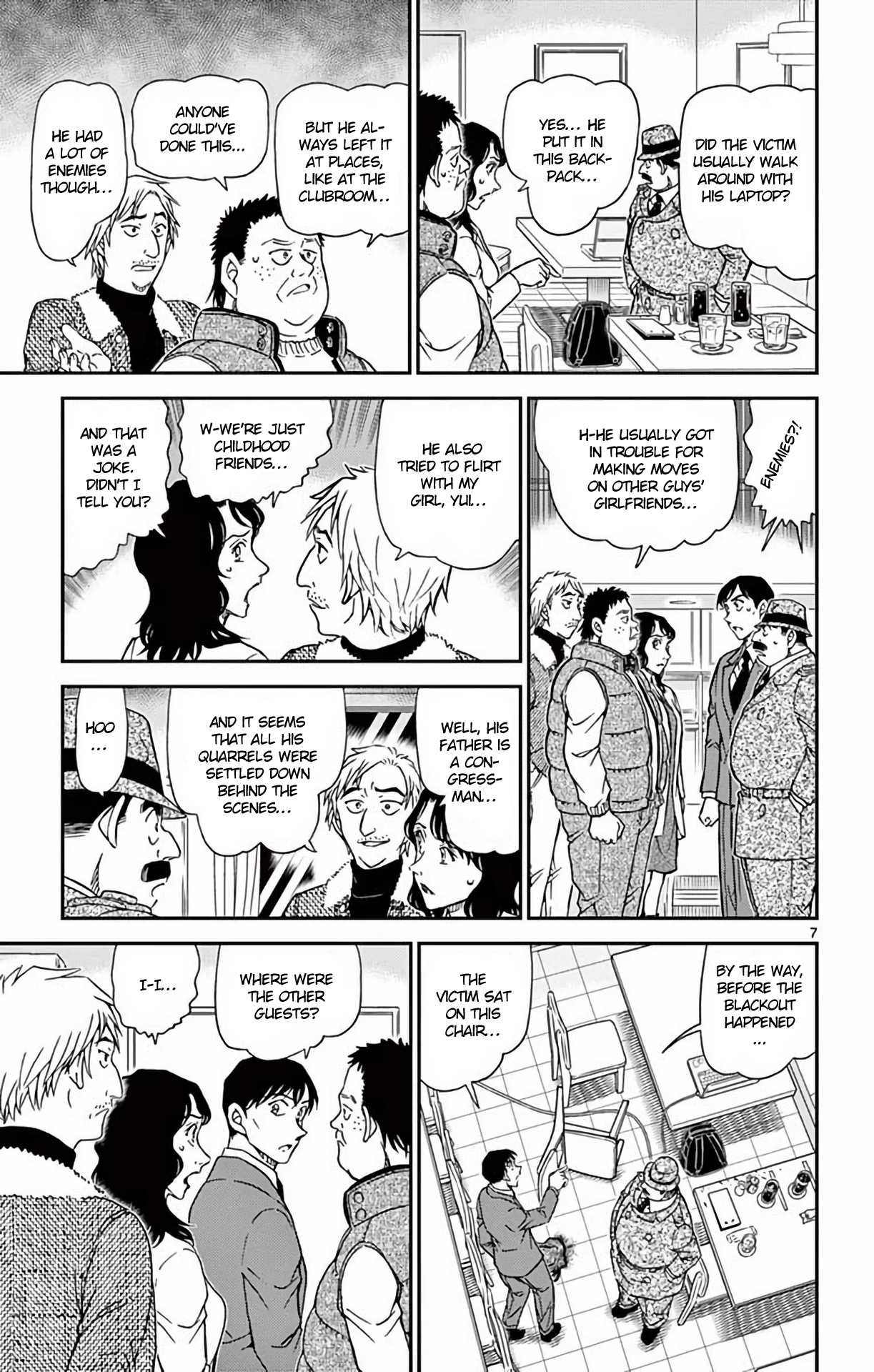 Detective Conan Chapter 982 page 8 - Chapter 982: Meeting at Cafe Poirot