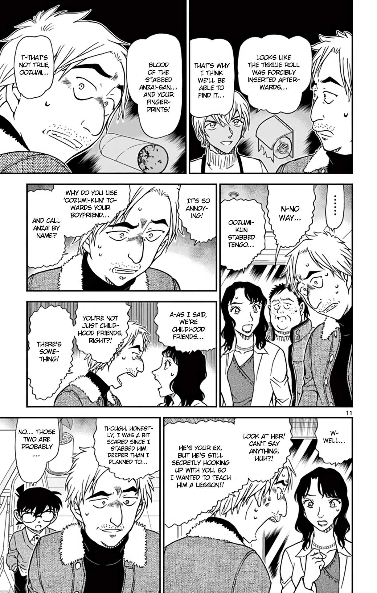 Detective Conan Chapter 983 page 12 - Chapter 983: Cafe Poirot Mystery Solution