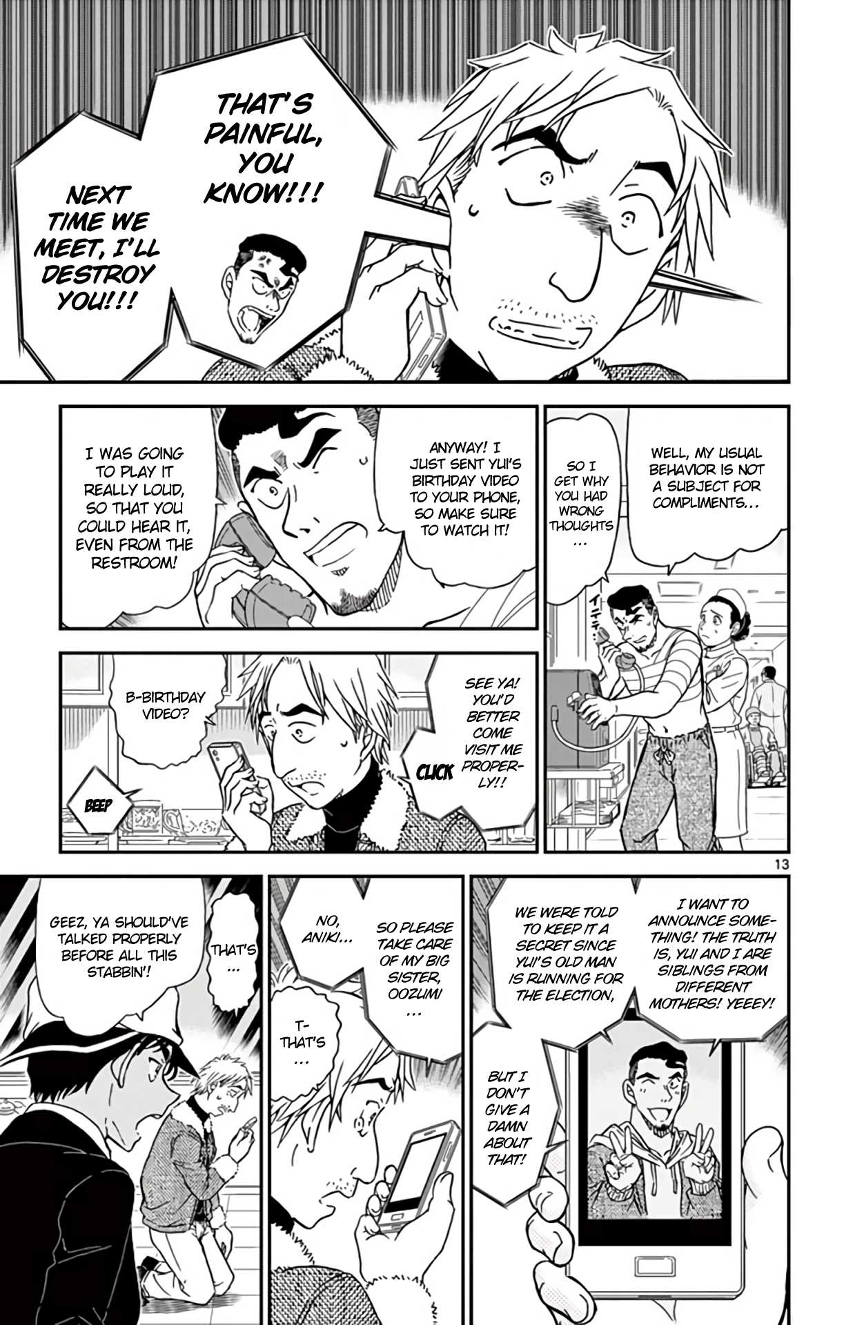 Detective Conan Chapter 983 page 14 - Chapter 983: Cafe Poirot Mystery Solution