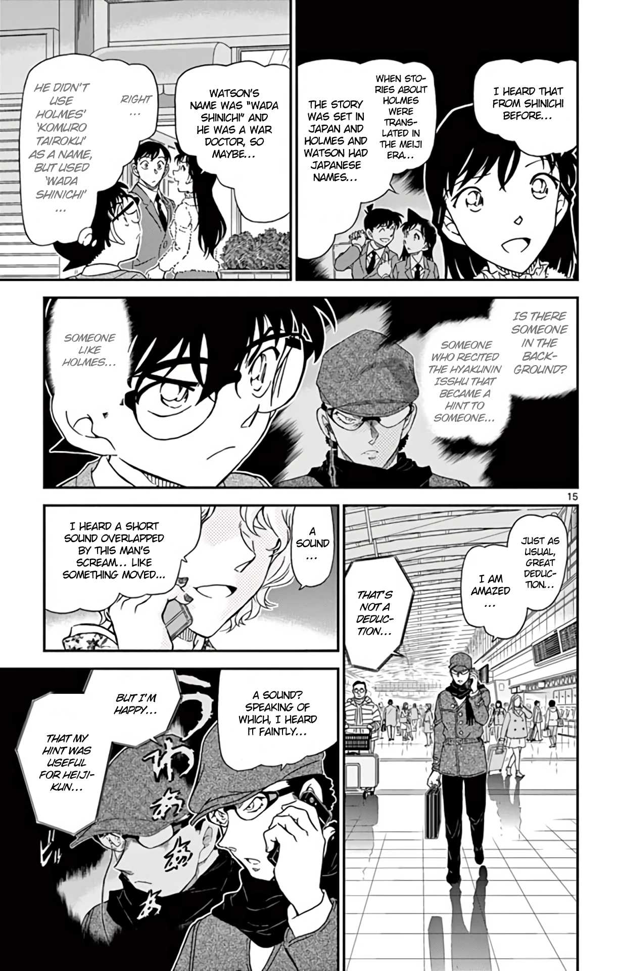 Detective Conan Chapter 983 page 16 - Chapter 983: Cafe Poirot Mystery Solution