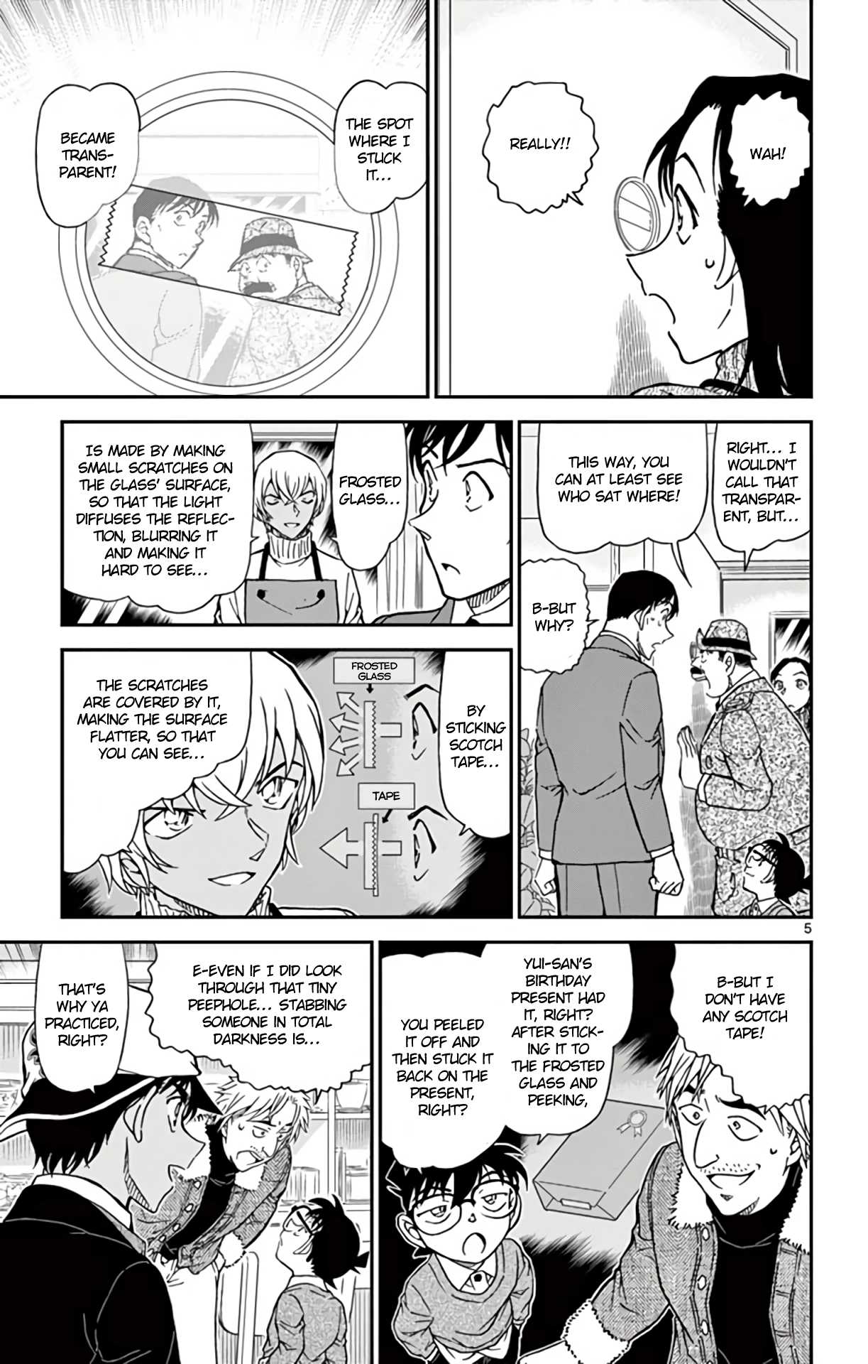 Detective Conan Chapter 983 page 6 - Chapter 983: Cafe Poirot Mystery Solution