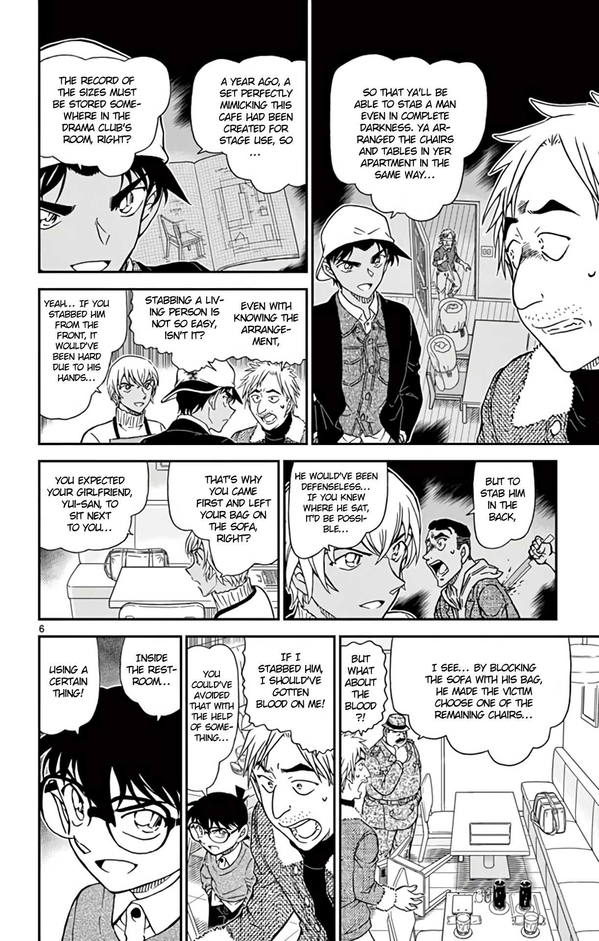 Detective Conan Chapter 983 page 7 - Chapter 983: Cafe Poirot Mystery Solution