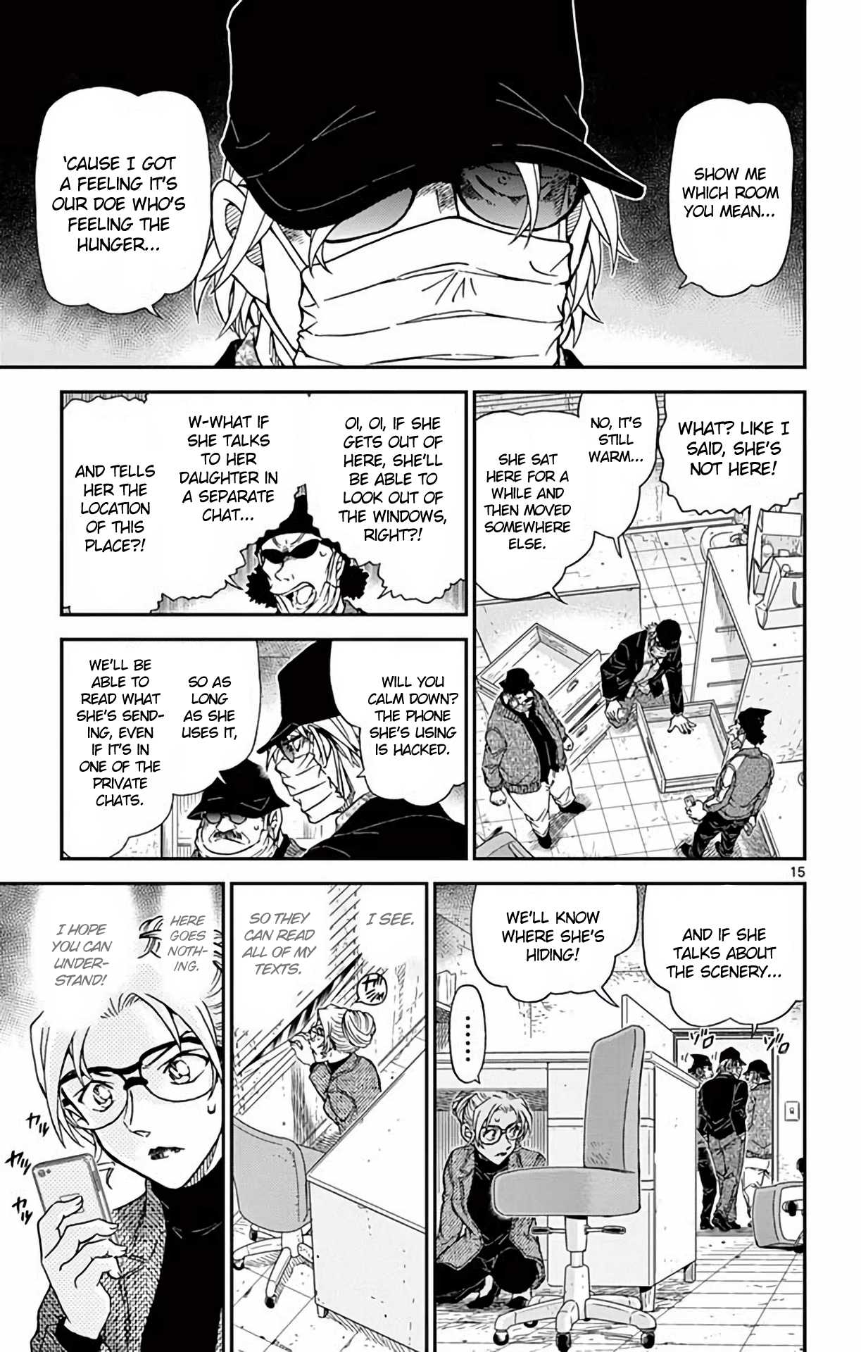 Detective Conan Chapter 985 page 16 - Chapter 985: Eri Can't Escape