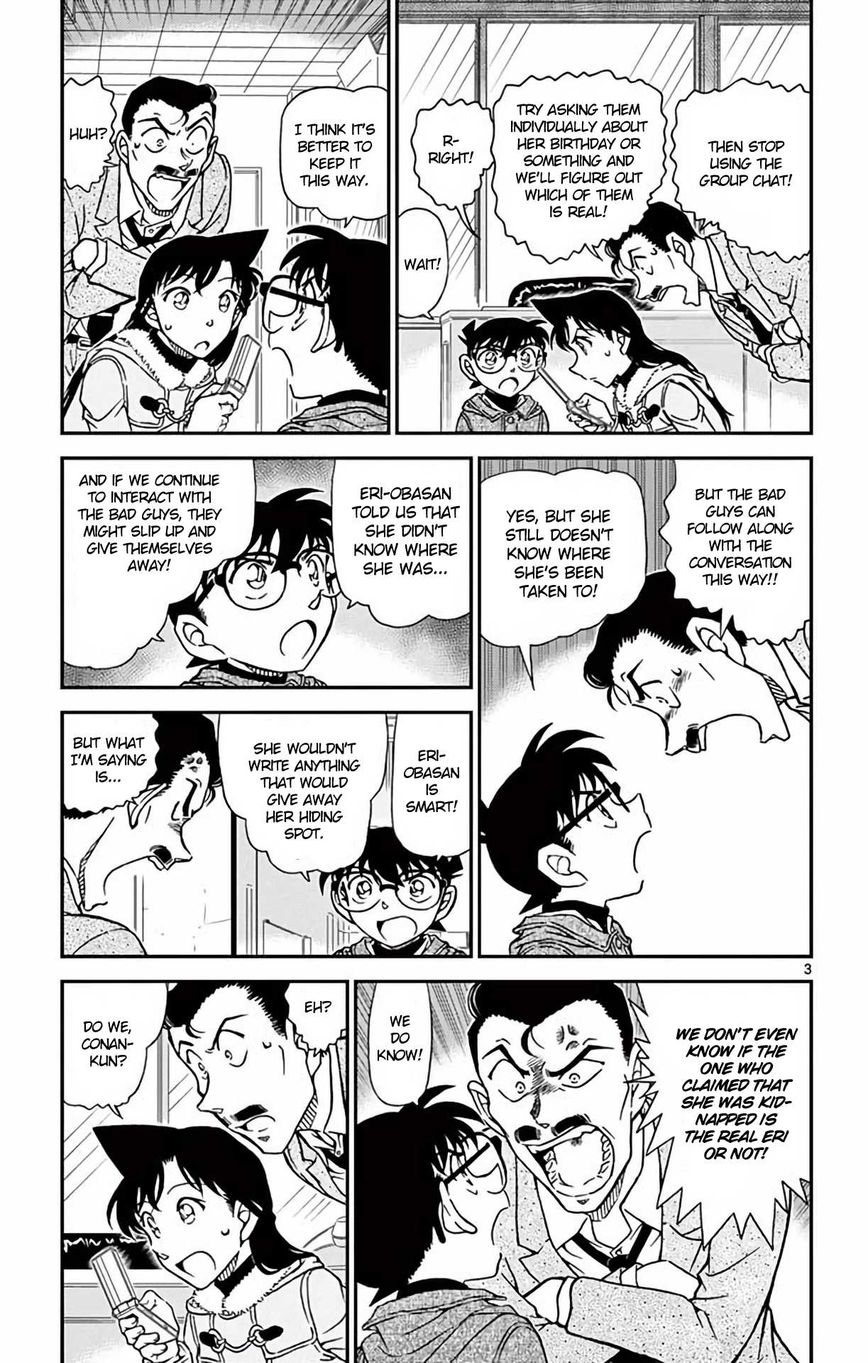 Detective Conan Chapter 985 page 4 - Chapter 985: Eri Can't Escape