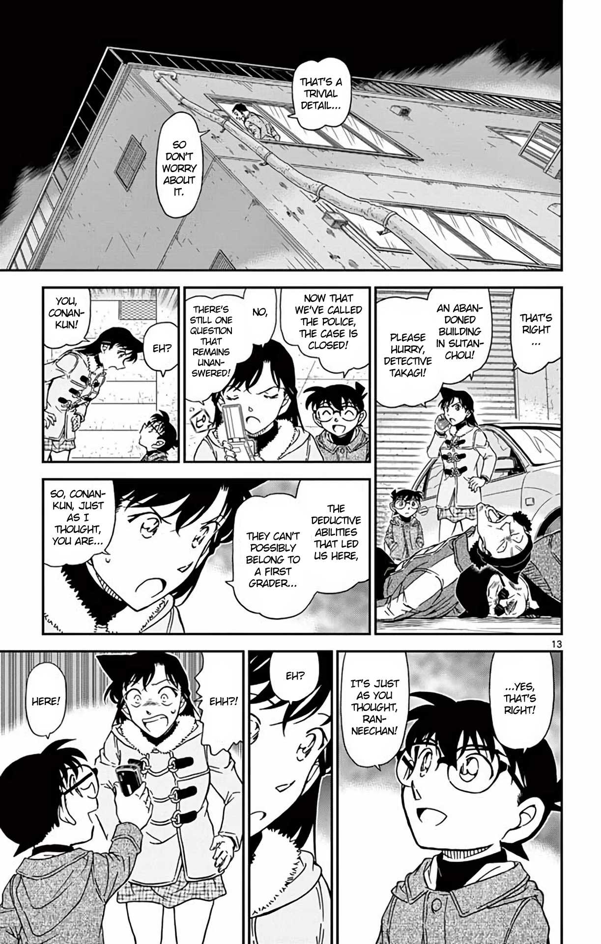 Detective Conan Chapter 986 page 14 - Chapter 986: Eri's S.O.S