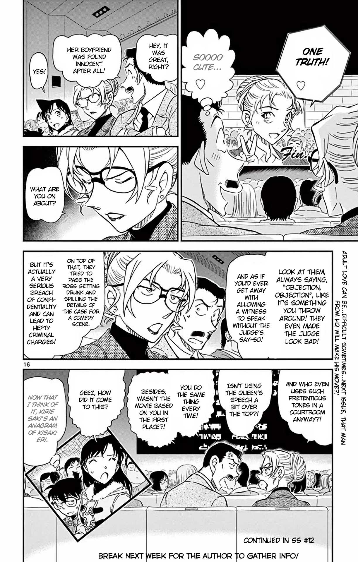 Detective Conan Chapter 986 page 17 - Chapter 986: Eri's S.O.S