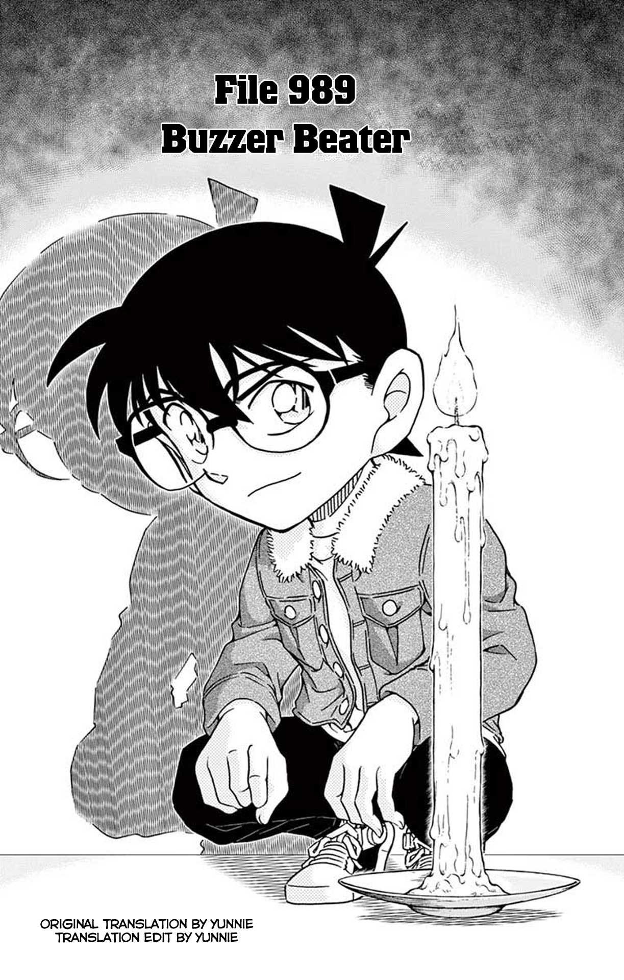 Detective Conan Chapter 989 page 2 - Chapter 989: Buzzer Beater