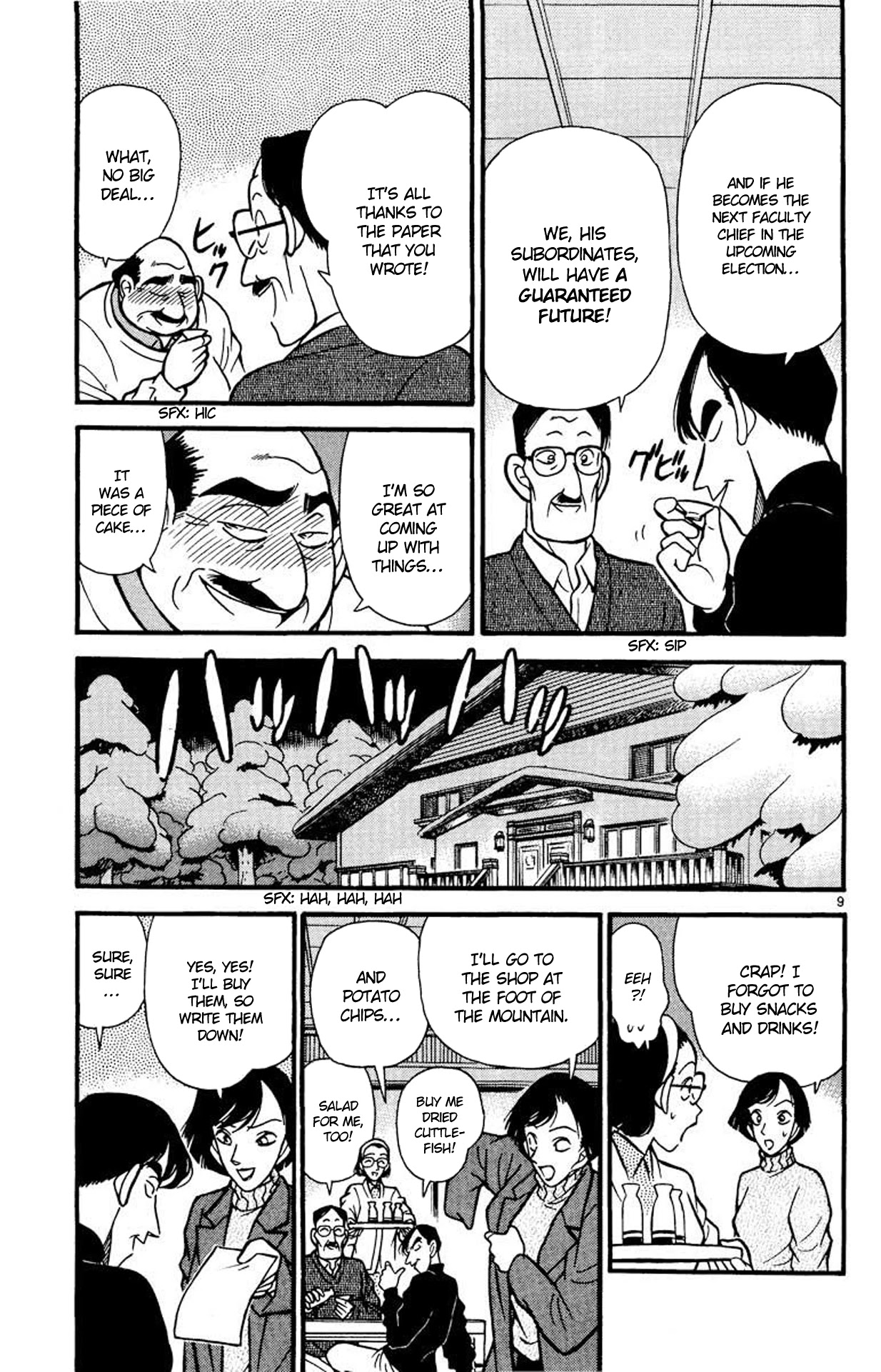 Detective Conan Chapter 99 page 10 - Chapter 99: The Tragedy Brought forth by the Snowstorm