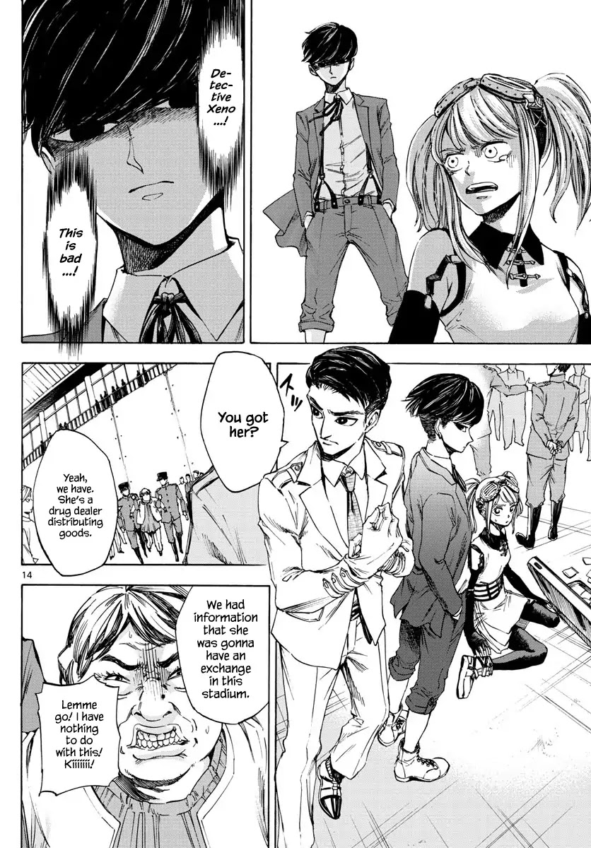 Detective Xeno and the Seven Locked Murder Rooms Chapter 1 page 13 - Chapter 1: The stadium killer
