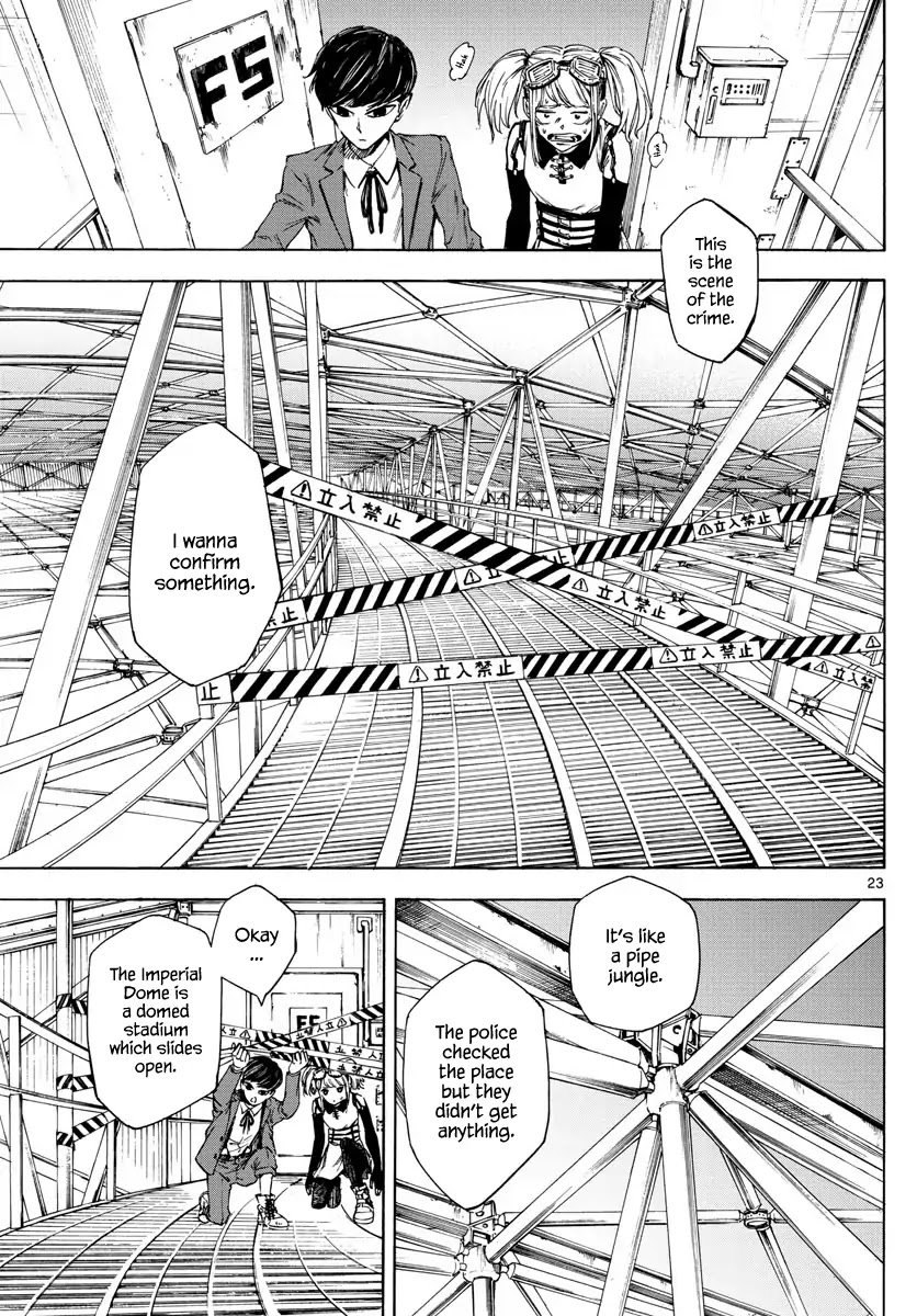Detective Xeno and the Seven Locked Murder Rooms Chapter 1 page 22 - Chapter 1: The stadium killer