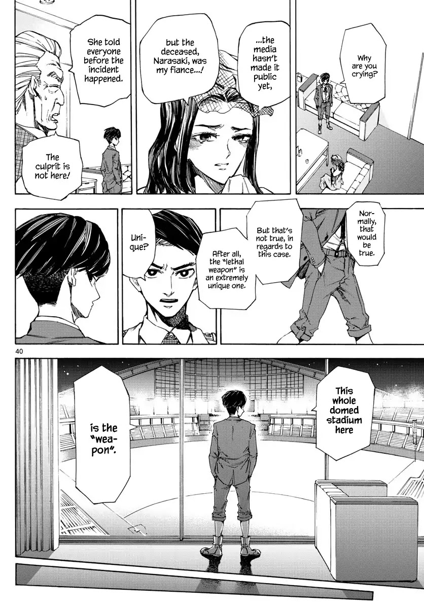 Detective Xeno and the Seven Locked Murder Rooms Chapter 1 page 38 - Chapter 1: The stadium killer