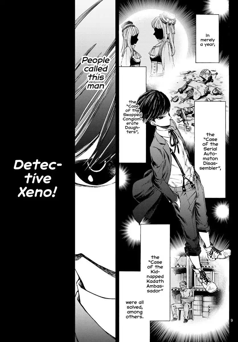 Detective Xeno and the Seven Locked Murder Rooms Chapter 1 page 8 - Chapter 1: The stadium killer