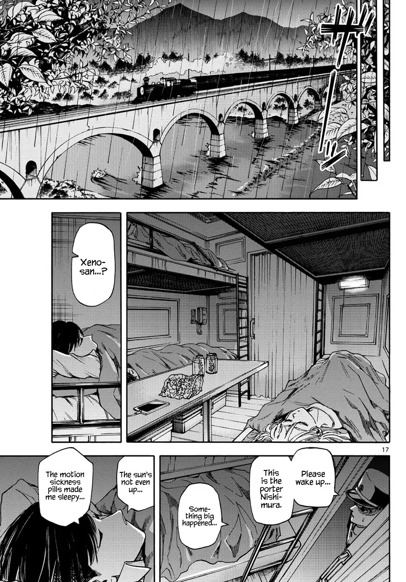 Detective Xeno and the Seven Locked Murder Rooms Chapter 15 page 16 - Chapter 15: The Train Carrying Death 1