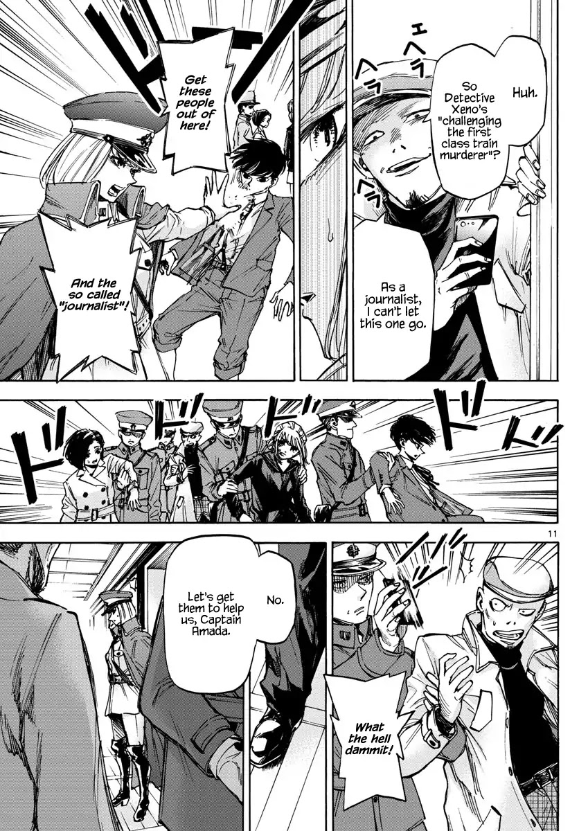 Detective Xeno and the Seven Locked Murder Rooms Chapter 16 page 11 - Chapter 16: The Train Carrying Death 2