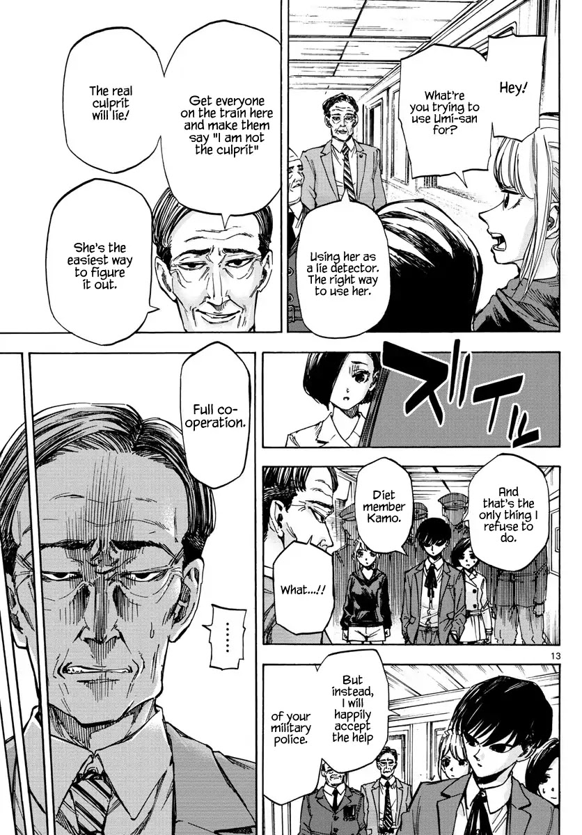 Detective Xeno and the Seven Locked Murder Rooms Chapter 16 page 13 - Chapter 16: The Train Carrying Death 2