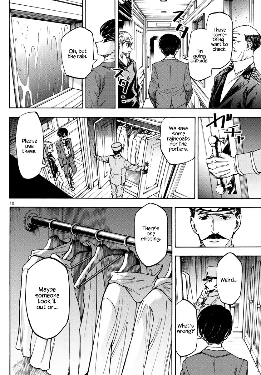 Detective Xeno and the Seven Locked Murder Rooms Chapter 17 page 10 - Chapter 17: The Train Carrying Death 3