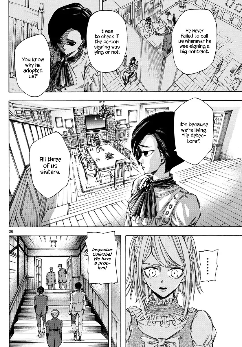 Detective Xeno and the Seven Locked Murder Rooms Chapter 2 page 35 - Chapter 2: The Gravestone Mansion Killer (Part 1)