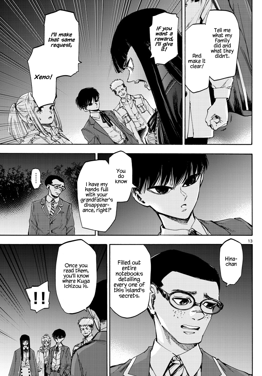 Detective Xeno and the Seven Locked Murder Rooms Chapter 33 page 13 - Chapter 33: Hidden Gods 3