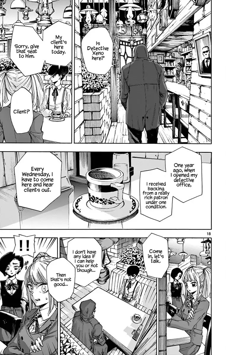 Detective Xeno and the Seven Locked Murder Rooms Chapter 5 page 18 - Chapter 5: The Gravestone Mansion Killer (Part 4)