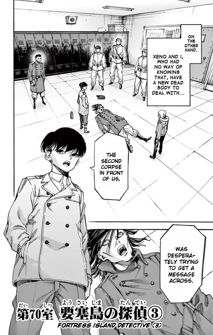 Detective Xeno and the Seven Locked Murder Rooms Chapter 70 page 2 - Chapter 70: Fortress Island Detective 3